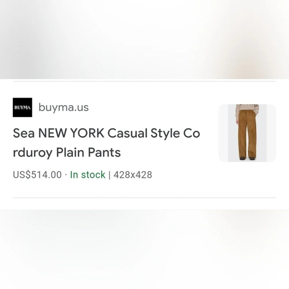 Sea  New York-Charlee Corduroy Wide-Leg Pants - Picture 6 of 15